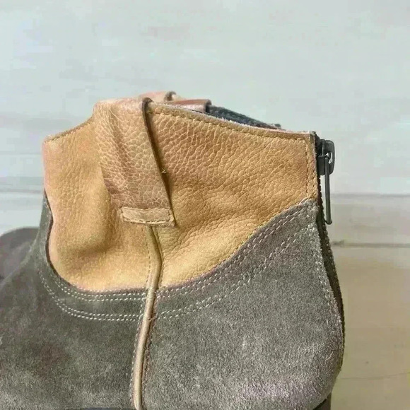 Steve Madden Womens 7.5 Western Cowgirl‎ Suede Booties Leather Round Boots Boho - Picture 10 of 10